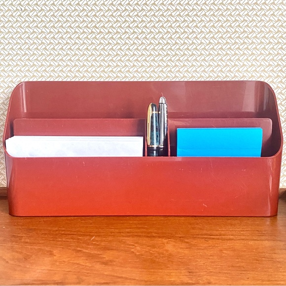 Vintage Storage & Organization Mod Desk Caddy Mid Century Desk Organizer Vintage Office